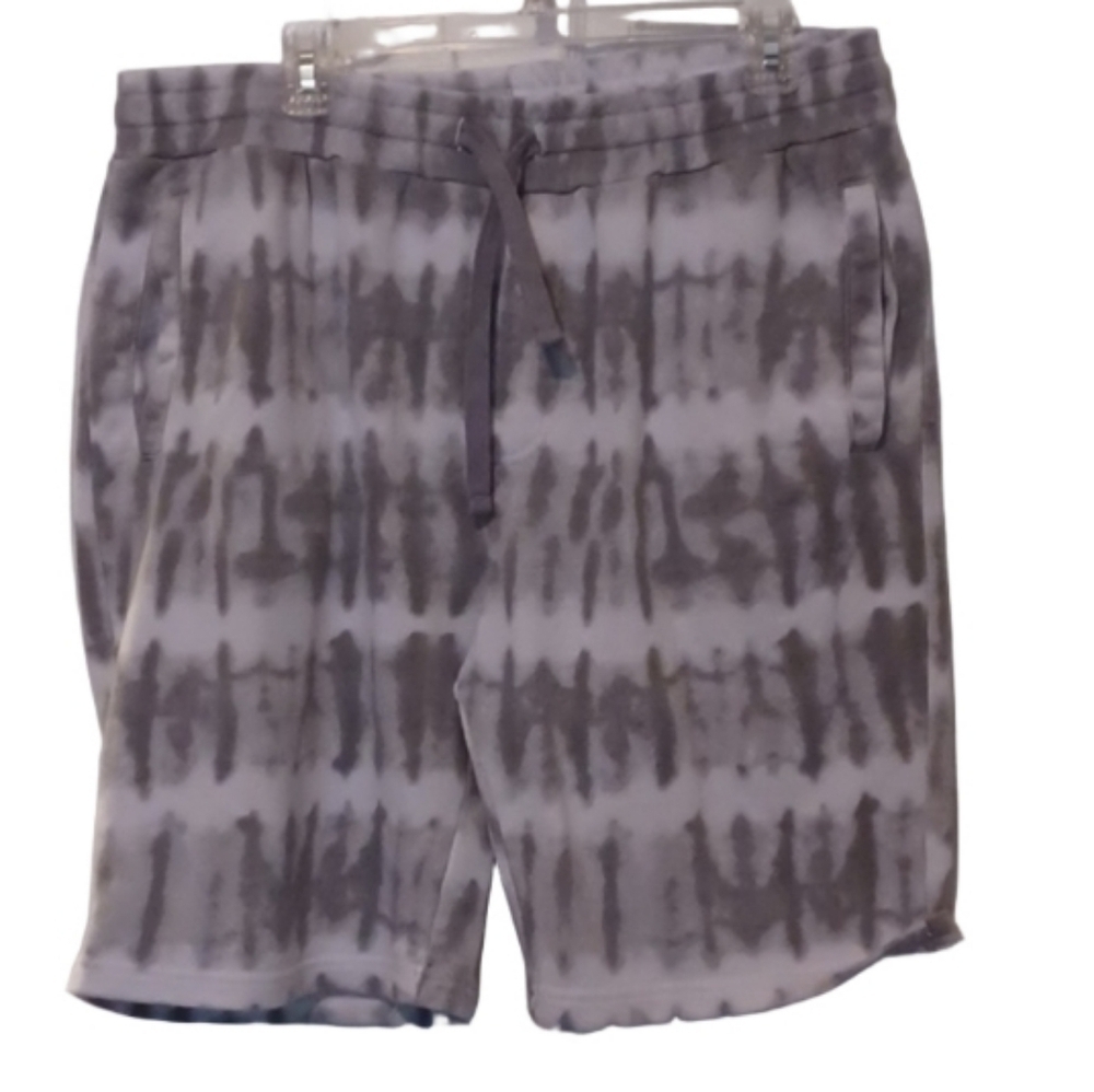 -- Holliwood Men's Gray Tie-Dye Shorts Size XLarge Casual